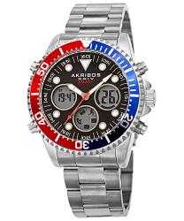 Akribos SMART WATCHES Men's Watch Model: AKT1094SSBKS