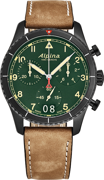 Alpina Smartimer Pilot Men's Watch Model AL372GR4FBS26