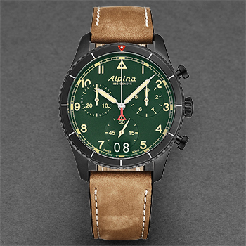 Alpina Smartimer Pilot Men's Watch Model AL372GR4FBS26 Thumbnail 4