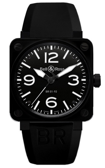 Bell & Ross Aviation Men's Watch Model BR01-92-CERAMIC
