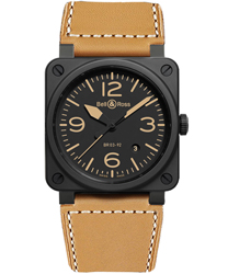 Bell & Ross Aviation Men's Watch Model: BR03-92-HERITAGE-CERAMIC