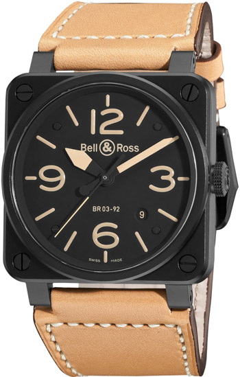 Bell & Ross Aviation Men's Watch Model BR03-92HERITAGE
