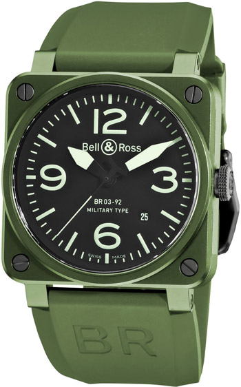Bell & Ross Aviation Men's Watch Model BR03-92MLTRYCRM