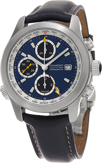 Bremont World Timer Men's Watch Model ALT1-WT-BL