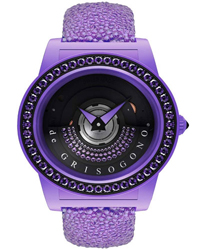 DeGrisogono Tondo by Night  Ladies Watch Model Tondo-by-Night-Purple