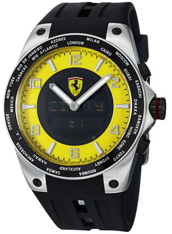 Ferrari World-Time Men's Watch Model FE05ACCYW