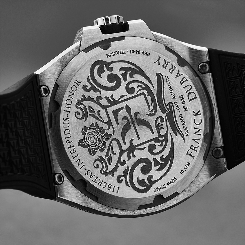 Franck Dubarry Fileteado GMT Men's Watch Model REV-04-01 Thumbnail 10