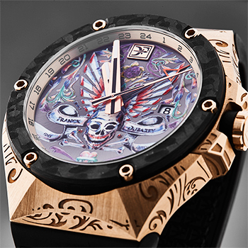 Franck Dubarry Fileteado GMT Men's Watch Model REV-05-01 Thumbnail 9