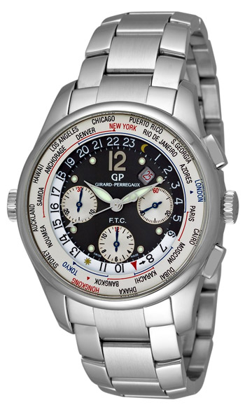 Girard-Perregaux World Timer WW.TC Chronograph Men's Watch Model 49805-11-255-11A