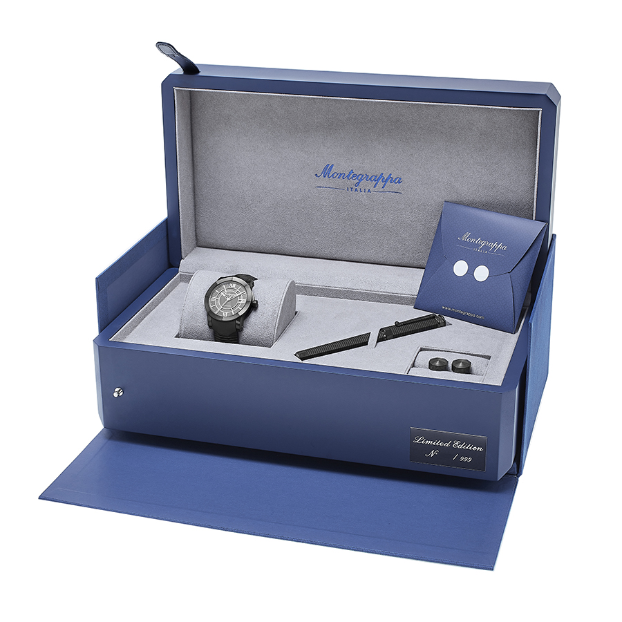 Montegrappa Nero Uno Limited Edition Set Men's Watch Model IDNLWSBK Thumbnail 6