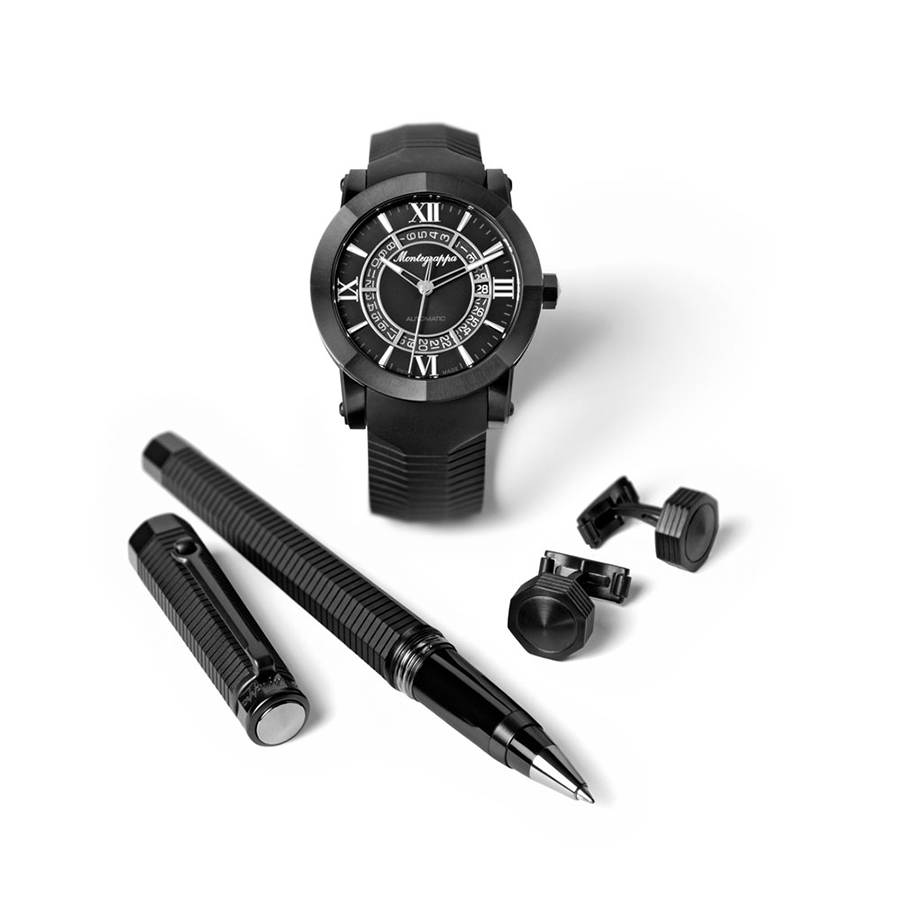 Montegrappa Nero Uno Limited Edition Set Men's Watch Model IDNLWSBK Thumbnail 4