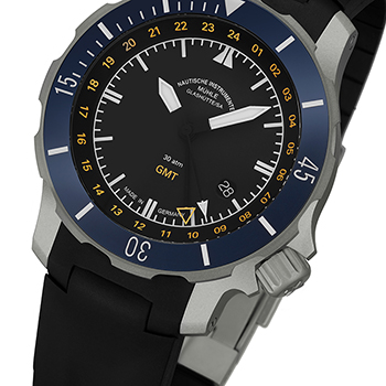 Muhle-Glashutte Seebataillon GMT Men's Watch Model M1-28-62-KB Thumbnail 3