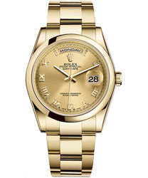 Rolex Day-Date Men's Watch Model 118208-CHARO
