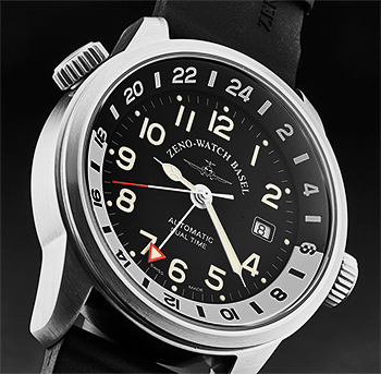 Zeno Pilot Fellow Men's Watch Model 6304GMT-A1 Thumbnail 4