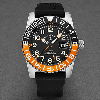 Zeno Airplane Diver Men's Watch Model 6349GMT-12-A15 Thumbnail 2
