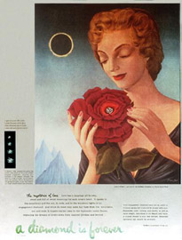 De Beers' most famous ad campaign marked the entire diamond industry