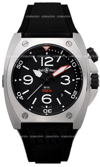 Bell & Ross Marine Men's Watch Model BR02-92-Steel