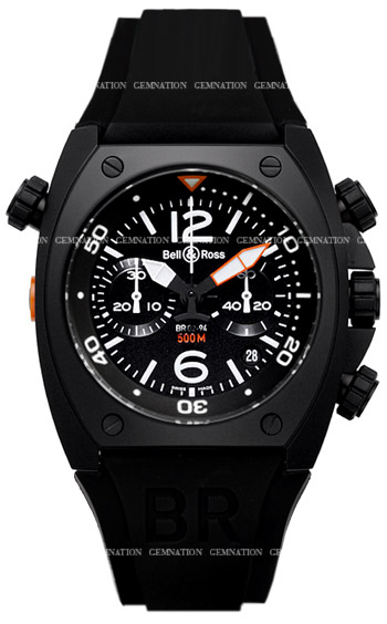 Bell & Ross Marine Men's Watch Model BR02-94-Carbon