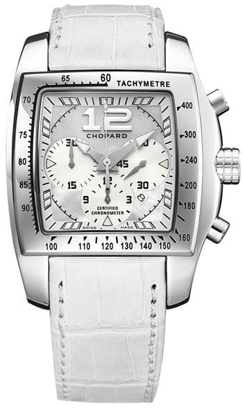 Chopard Two O Ten XL Ladies Watch Model 168961 3001 WHITE