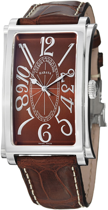 Cuervo Y Sobrinos Prominente Men's Watch Model 1011.1T-LBR