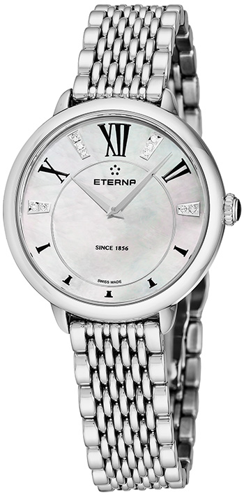Eterna Quartz 34 mm Ladies Watch Model 2800.41.66.1743