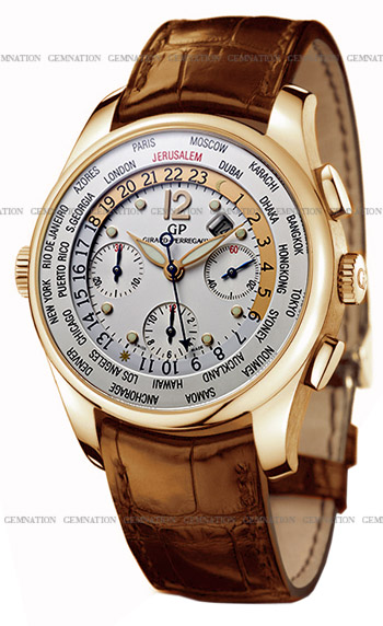 Girard-Perregaux World Timer WW.TC Chronograph Men's Watch Model 49805-52-694SBACA