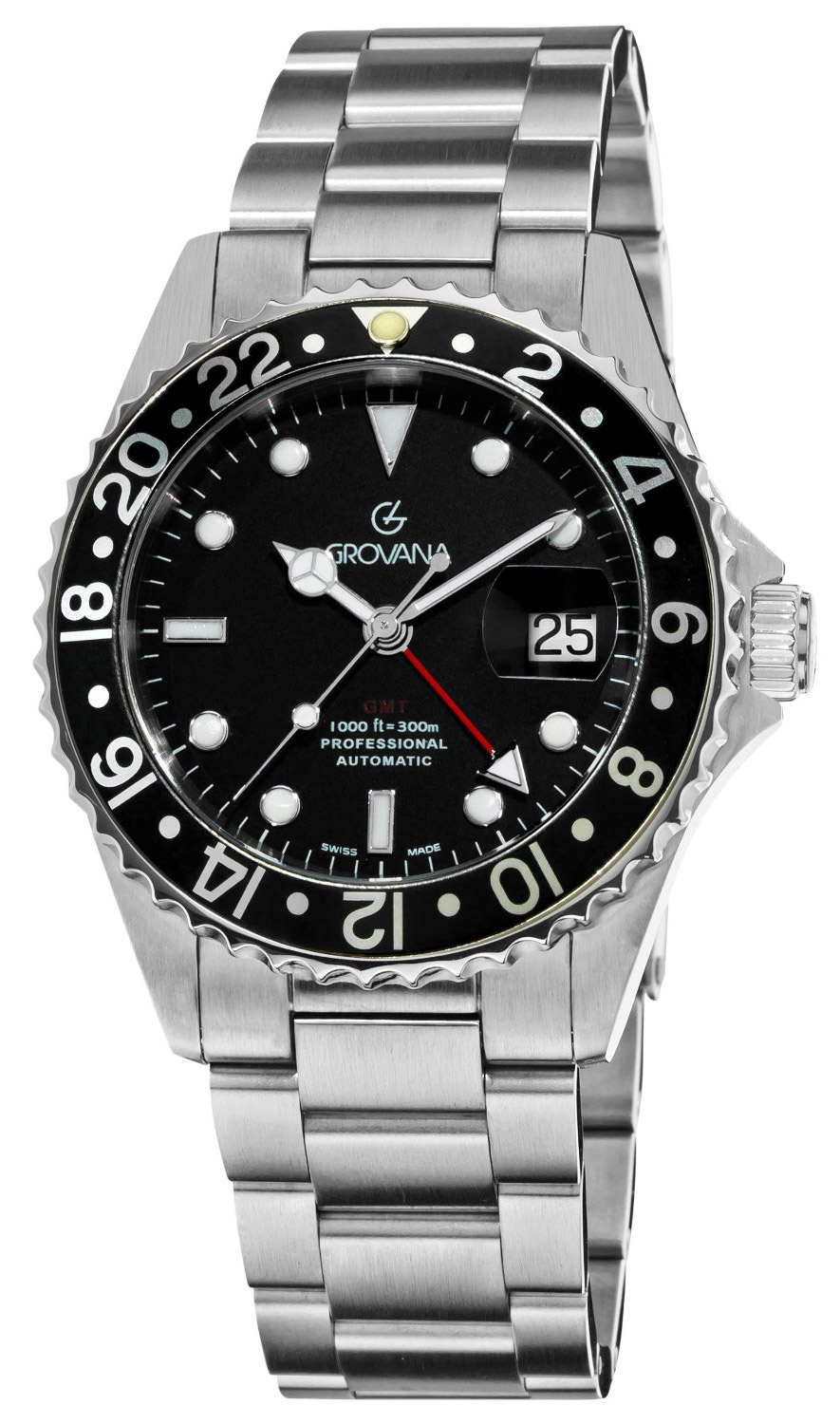 Grovana GMT Diver Men's Watch Model 
