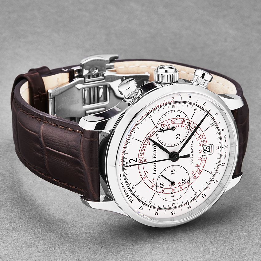 Louis Erard 1931 Chronograph Automatic Brown Dial Men's Watch