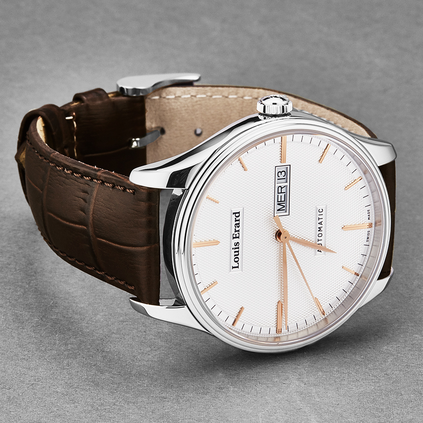 Louis Erard Heritage Day- Date Automatic for $585 for sale from a