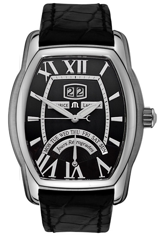 Maurice Lacroix Masterpiece Jours Retrogrades Tonneau Men s Watch