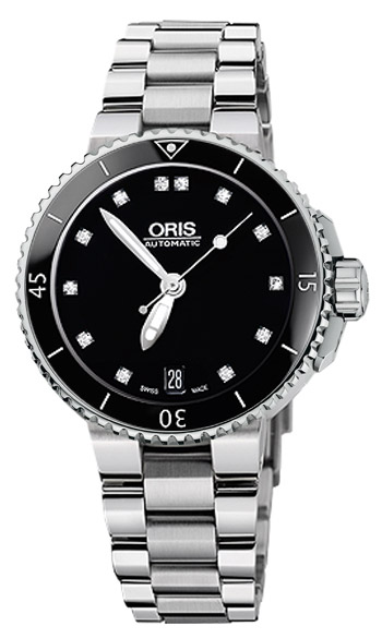 Oris Aquis Date Ladies Watch Model 733.7652.4194.MB