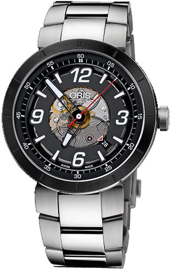 Oris TT1 Skeleton Engine Date Men s Watch Model 733.7668.4114.MB