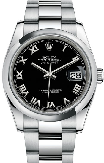 Rolex Datejust Men's Watch Model 116200-BLKRO