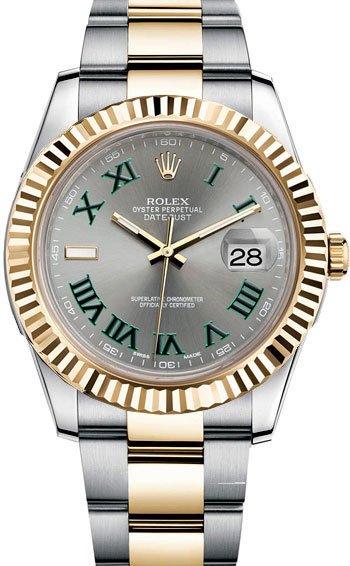 Rolex Datejust Men's Watch Model 116333-SILGRN