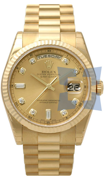 Rolex Day-Date President Men's Watch Model 118238YGCD
