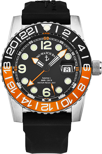 Zeno Airplane Diver Men's Watch Model 6349GMT-3-A15